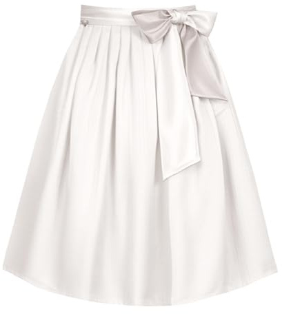 Dirndl förkläde enkelt dirndlförkläde med rosett smutsavvisande Dirndlförkläden dräkter förkläde med knytband Dirndl förkläden kvinnor för bayersk oktoberfest outfit