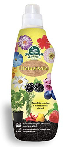 Il Paese Verde – Concime Liquido Universale - Fertilizzante Piante da interno ed esterno per ogni fase vegetativa - Versatile - Concime Organo Minerale con Azoto Organico - 1,2kg - 1L