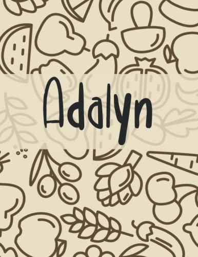 Adalyn: Weekly Menu Planner & Grocery ListHome Planner 2022 With Cleaning And Meal Planning