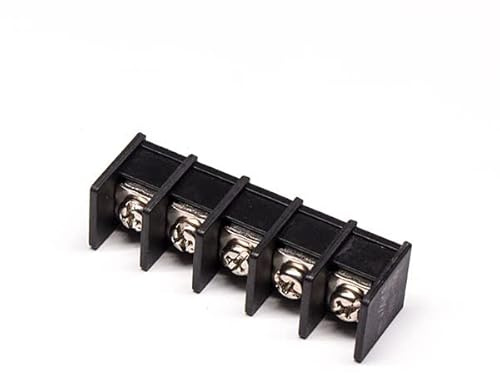 20PCS Barrier Terminal Strips 5pin Straight Through Hole PCB Mount