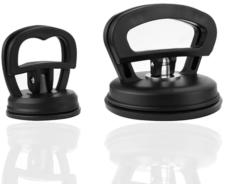 2 Stück Auto Dent Saugnapf Beulenzieher Auto Starker Saugnapf für Autobeulen, Glas, Fliesen, Handys und Computerbildschirme