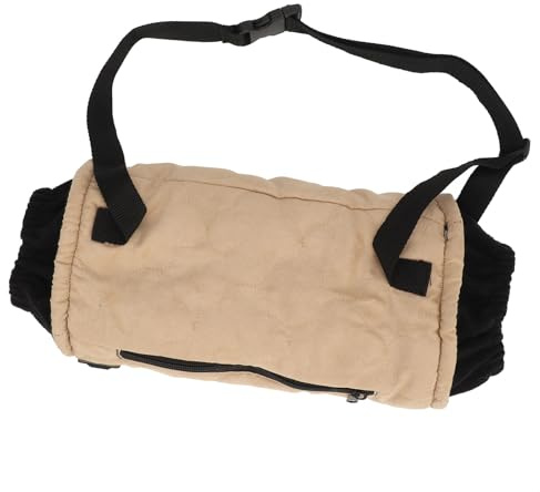 Uppvärmd Handmuff för Män Kvinnor, 3 Växlar Justerbar USB-handvärmarväska för Vinter Kallt Väder Utomhus Jakt Vandring Camping Khaki