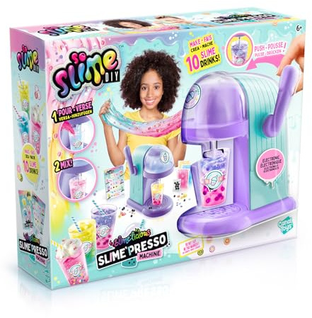 Canal Toys - So Slime - Jouet Slime'Presso - Machine Électronique pour Créer tes Boissons Slime Originales - Cadeau Enfant 6 Ans + Loisir Créatif & Activité Manuelle - Non Comestible - SSC 254