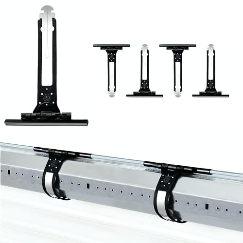 AG LogiShop Lot de 4 bandes de volet roulant pour volet roulant en acier et plastique