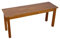 Kemtpase Eiche Massivholz Bank 100cm lang Esszimmerhocker für Küche Wohnzimmer Langlebig und Stabil Holz Essbank Sitzbank (Höhe 45cm, Breite 100cm, Tiefe 32cm) (Rustik)
