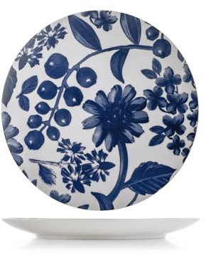 H&H Set 6 Piatti Piani Grandiflora Cm 27