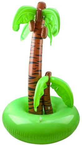 Palme gonfiabili da 165 cm, albero di cocco hawaiano, palma gigante, per estate, tropicale, spiaggia, piscina, feste, decorazione per feste hawaiane