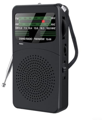 Besttoolifes Portable Shortwave Radios FM AM SW Radio Battery Powered Radio, Excellent Reception For Outdoor & Indoor & Emergencies