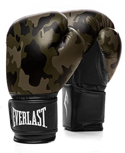 Everlast Unisex – Erwachsene Boxhandschuhe Spark Glove Trainingshandschuh, Camouflage, 12oz