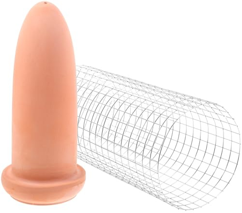 TEHAUX Fish Spawning Barrel Breeding Cone for Angelfish and Shrimp Aquarium Decoration Durable Fish Breeding Bucket with Smooth Edges 9X4X4 Inch