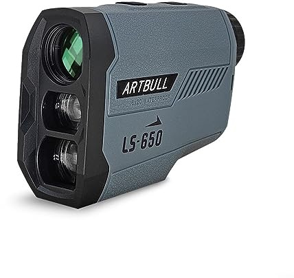 Telémetro de para golf, medidor de distancia de para golf, telémetro telescópico con bloqueo de para bandera, medidor monocular para senderismo deportes al aire libre, 650