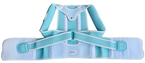 Haltungskorrektur für Frauen und Männer, verbessert schlechte Haltung, orthopädische Rückenbandage unter der Kleidung, Wirbelsäulenkorrektur, Anti-Buckel-Doppelzug vorne – Dreh-Glätteisen ist für