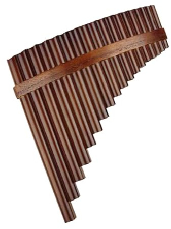 18 pips bambupanflöjt i F ton träblåsinstrument Traditionellt musikinstrument