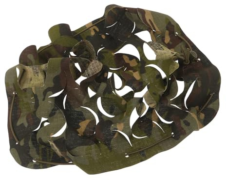 ifundom Copertura per Casco da Caccia Mimetica Regolabile Resistente All’abrasione per Paintball e Attività Outdoor, Copricasco Veloce Traspirante Motivo Mimetico Universale per Uso