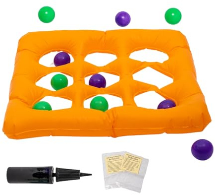Ball Game Set - Interactive Floating Water Toy | PVC ABS Material Summer Outdoor Play Backyard Beach Pool Fun Game for Children Teens Adults Family Travel Parties Entertainment Activity