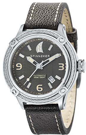 Spinnaker Herren Datum klassisch Automatik Uhr mit Leder Armband SP-5044-03