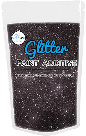 Mopa Crafts Aditivo para pintura de emulsión, color gris ceniza, 100 g, para uso con paredes interiores y exteriores, techos, madera, metal, barnices, mate, brillo suave o pinturas de seda.