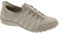 Skechers Womens Slip Ins: Breathe Easy Roll with Me Runners Tape Ripstop 4 (37) Taupe