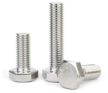 1 piezas M20×200mm 304 tornillo hexagonal de acero inoxidable, tornillo hexagonal y perno hexagonal