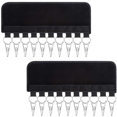 2 Piezas Organizador Plegable Sombreros, Colgador Organizador Sombreros, Organizador Colgador Sombreros, Clip Organizador Tela Sombreros, Tendedero Plegable Clipl, para Viajes, Hoteles, Hogar, Etc