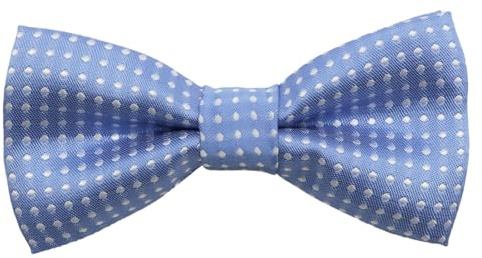 LHXzizizi Polka Dot Bow Ties for Boys Adjustable Pre-tied Bowtie Toddler Kids Bow Tie for Wedding School Party Prom Formal (Blue)