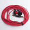 Lecreatekit Auriculares de diseño ergonómico con cable de 3 metros de largo para una mejor experiencia musical (rojo)