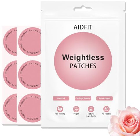 aidfit Weightless Patches for Women - 30 Count Natural Wellness Management Patches with Berberine and Chromium for Effortless Daily Support