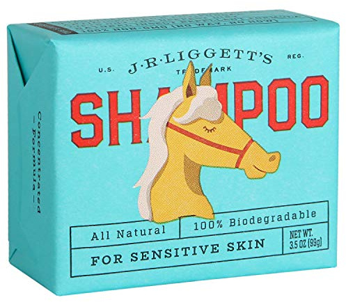 J.R.LIGGETT'S Natural Horse Shampoo Bar - Non-GMO, 100% Detergent-Free Formula Gently Deep Cleans and Supports Healthy Skin and Coat - Ideal for Dry, Itchy, or Sensitive Horses - 3.5 oz Bar