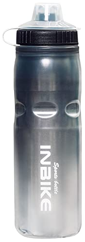 HUIOP Mountain Bike Water Bottle, Insulated Mountain Bike Water Bottle BPA Free Cycling and Sports Squeeze Bottle with Dust Cover