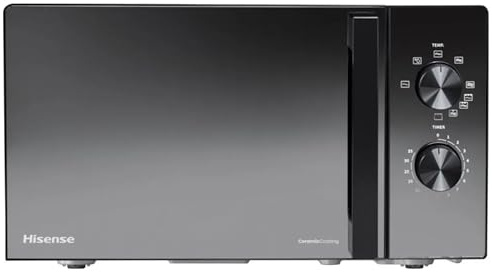 H20MOMBP1H Kombi-Mikrowelle, 20 Liter, 700 Watt, Schwarz