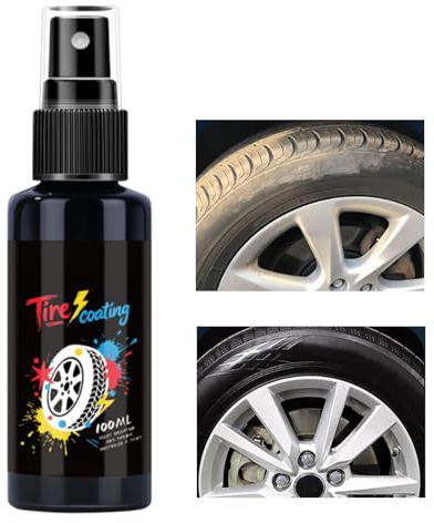Spray de Brillant pour Pneus | Agent De Revêtement Nano Des Pneus,Agent pour Jantes Haute Brillance,Pour Véhicule Moto Voiture SUV Camping-Car Automobile Détail À Domicile Restauration Entretien
