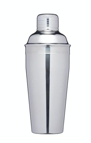 BarCraft Cocktailshaker, Med Sil, 500 ml, Dubbla Väggar, Isolerad, Rostfritt Stål, BCDWCSHAK