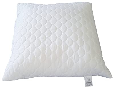 TM Maxx Kissen Kopfkissen Steppkissen Mikrofaser 80x80cm, mit Reißverschluss um das Volumen von zu Variieren Füllung Faserbällchen Weiß Füllmenge 1050Gramm Allergiker geeignet, Öko-Tex Standard 100