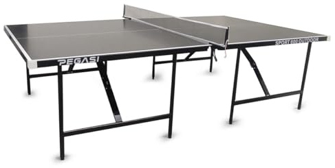 Tischtennisplatte Pegasi Sport 600 Outdoor Schwarz