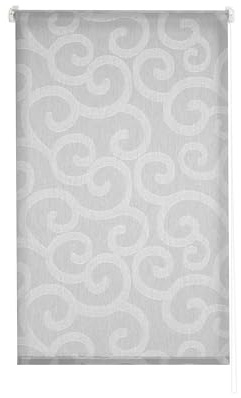 Estoralis | Ornella | Estor Enrollable Diseño Moderno | Visillo Translúcido | Color Gris | 140 x 255 cm (Ancho/Alto) Tamaño Tela 137 x 250 cm | Estores para Ventanas y Puertas