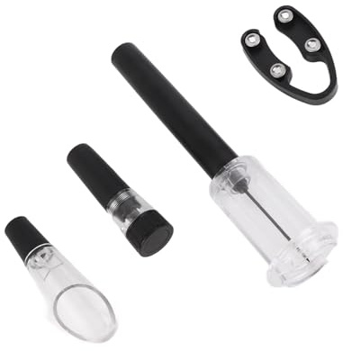 Eujgoov Ensemble Ouvre-bouteille, Tire-bouchon Efficace et -capsule avec Bouchon Sous Vide, Kit de Tire-bouchon Portable pour les Amateurs de Vin et les Fêtes