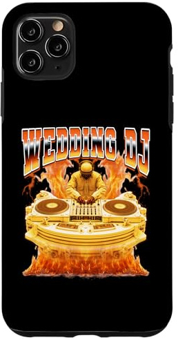 Boda DJ Discjockey Disco Jockey Tocadiscos 90s Bootleg Carcasa para iPhone 11 Pro MAX