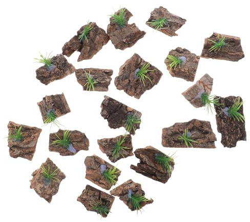 Mikikit Écorces Naturelles de Liège pour Terrarium à Reptiles 20 Pièces – Fond Décoratif et Cachette pour Lézards Serpents et Tortues – Substrat Écologique pour Aquarium et Terrarium