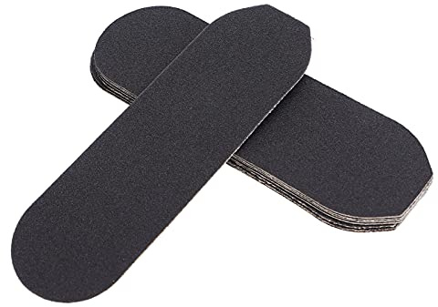 Pwshymi 100pcs Pie de Pedicura File Remover Callos, Repuesto de Archivo de Pedicura Reemplazo de Papel de Lija para Rallador de Pies