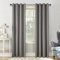CUCRAF 100% Blackout Curtains Charcoal Grey 72 Inch Drop 2 Panels Soft Texture Sun Blocking Thermal Eyelet Curtains for Bedroom Living Room 52 X 72 Inch