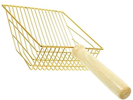 GANAZONO Cat Litter Scoop Stainless Steel Mesh Cat Waste Cleaner Effortless Sifting Tool for Maintenance
