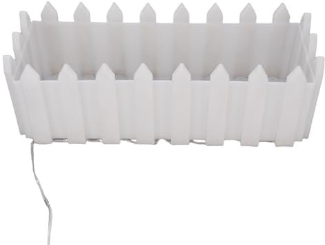 Luqeeg Plantador LED con Energía Solar, RGB 8 Modos de la Maceta de Planta de Iluminación de Color, Bote de Flores de Iluminación Recargable con Jardín, Balcón, Decoración del Patio