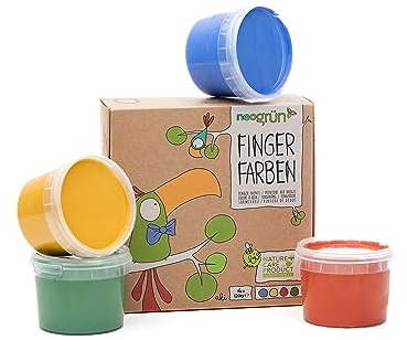 Neogreen Fingerfarbe 4er-Set Aki