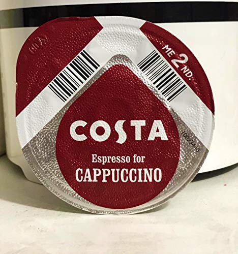 48 x Tassimo Costa Espresso Cappuccino Coffee Pods only (Sold Loose)