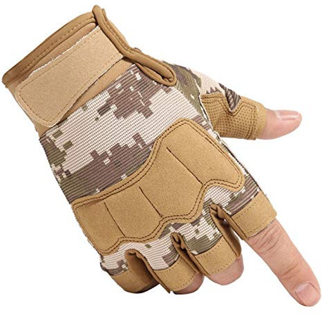 Klettern Handschuhe Winter im Freien windundurchlässige Sport Fingerless Tactical Fingerlose Handschuhe Militär Armee Schießen Wandern Jagd Klettern Handschuhe