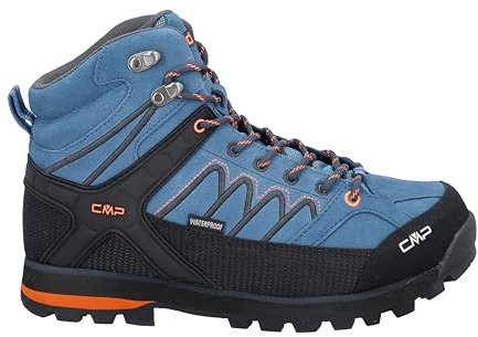 CMP MOON MID TREKKING SHOES WP, Scarpe da Trekking Uomo, Deep Lake-Antracite, 46 EU