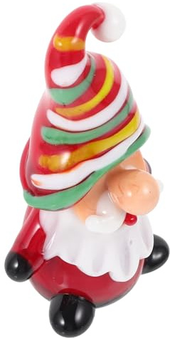 SUPVOX Figura Decorativa De Papá Noel Roja De Cerámica, Adorno Navideño para Escritorio y Mesa, Estatua Artesanal para Decoración De Fiestas Navideñas Hogar, Obsequio Único De Navidad
