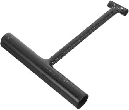 Mobestech 15cm Steel Manhole Cover Hook Threaded Rebar T-shaped Manhole Lifter for Rolling Doors and Drain Covers Heavy-duty Steel Lifting Tool for Sewer and Industrial Use