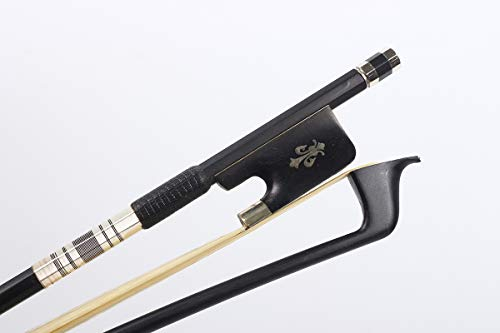 Yinfente Cellobogen aus Karbonfaser, 4/4, volle Größe, natürliches Weiß, mongolisches Hengstpferd, Schafledergriff, gut ausbalanciert, leicht und Pernambuko, für Musiker aller Schwierigkeitsstufen
