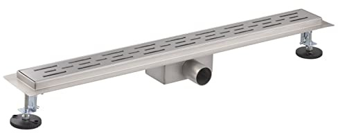 Canaleta de Ducha Italiana 70 cm con Rejilla Perforada | Desagüe Eficiente y Estética Moderna | Ideal para Instalación a Ras de Suelo | NOYON & THIEBAULT